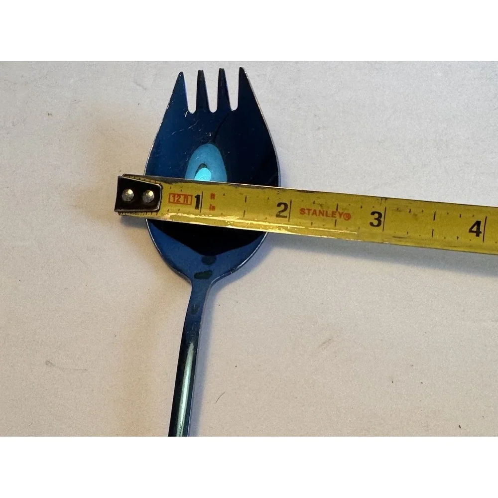 Buyer StarBlue Sporks 2 in 1 Spoons Forks 5 Pieces Stainless Steel